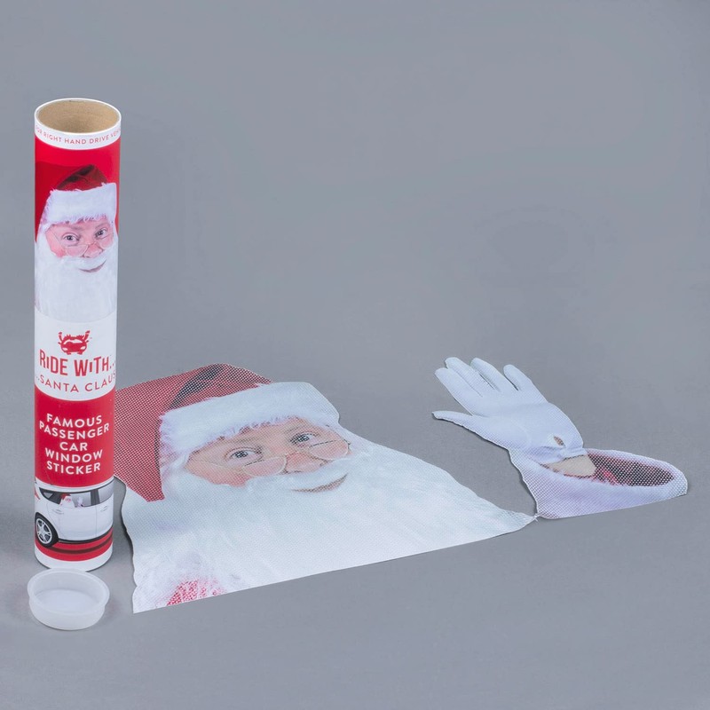Thumbs Up rw Santlhd – Ride With Santa – Window