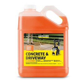 Kärcher Concrete & Driveway Cleaner, Cleans Concrete, Brick, Mansory, and Stone Areas, Highly Concentrated, Makes up to 40 gal of Cleaner, Readily Biodegradable, For Pressure Washers