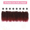 Fulcrum Passion Twist Hair 8 Inch, 8 Packs Passion Twist