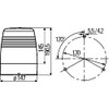 HELLA 2RL 008 965-001 Halogen-Rotating Beacon - KL JuniorPlus -
