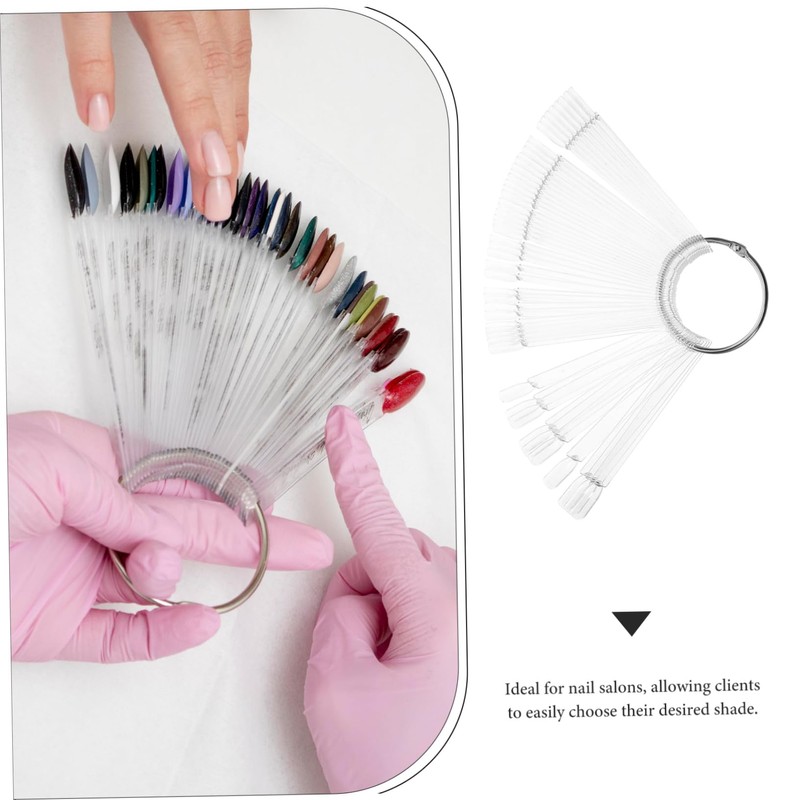 FOMIYES 1set Nail Tech Supplies Nail Art Display Boards Sample