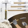 LASUK 40PCS Geology Rock Pick Hammer Kit, Gold Mining &