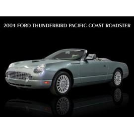 2004 Ford Thunderbird Pacific Coast Roadster NEW Metal Sign: 12x16" Ships Free