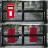 NewZC Mounting Set for Fence Post Box Black Letterbox Attachment