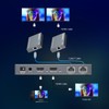 HDMI Extender Splitter Over Cat6/7 up to 100M(328fts), 4K@30Hz HDMI