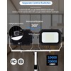 UFOND 20000 Lumen Work Lights with Stand, 200W Dual Head