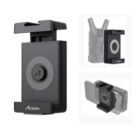 Accsoon Phone Clamp, Compatible with Seemo/Seemo 4K/SeeMo Pro/CineView Nano, 1/4'' Lightweight Phone Clip Holder Flash Hot Shoe Screw Adapter