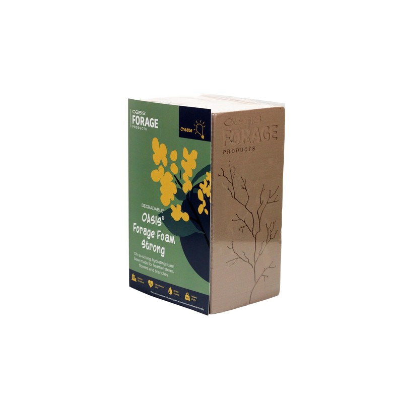 Oasis Forage Floral Foam Strong | Securely Holds Branches and
