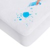 Waterproof Mattress Protector, Smooth Bamboo Bedside Crib Mattress Cover(86x52cm), Fits