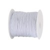 Trimming Shop 1mm Wide White Elastic Sewing Thread for Shirring