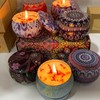 Scented Candles Set with Rose Lavender Lemon Cocoa Scents Portable