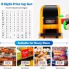 Multifunctional ABS Commodity Price Label Printer 8 Bits Practical Supermarket