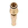 Alnicov 2pcs Solid Heavy-Duty Garden Hose Nozzle Brass Adjustable Hose