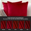 Encasa Homes Velvet Cushion Covers, Set of 2, 40 x