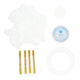 Operitacx 3 Sets Hanging Crystals Chime Decorative Craft Kit Epoxy Molds for Adults Random Color