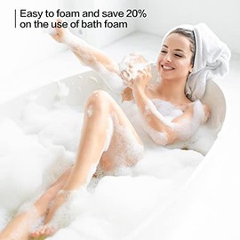Fishent Esponjas Baño Lufa Paquete Exfoliantes Suaves Ducha Malla Hombres Mujeres Unidad Negro