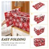 senya Christmas Storage Baskets Collapsible Storage Bins with Lids, Christmas