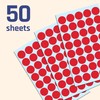 2000 Pieces, 20mm - Red Dot Stickers, Sticky Dots Round