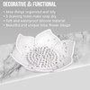 Lotus Shower Steamer Tray, Silicone Soap Dish, 4 Pack Lotus