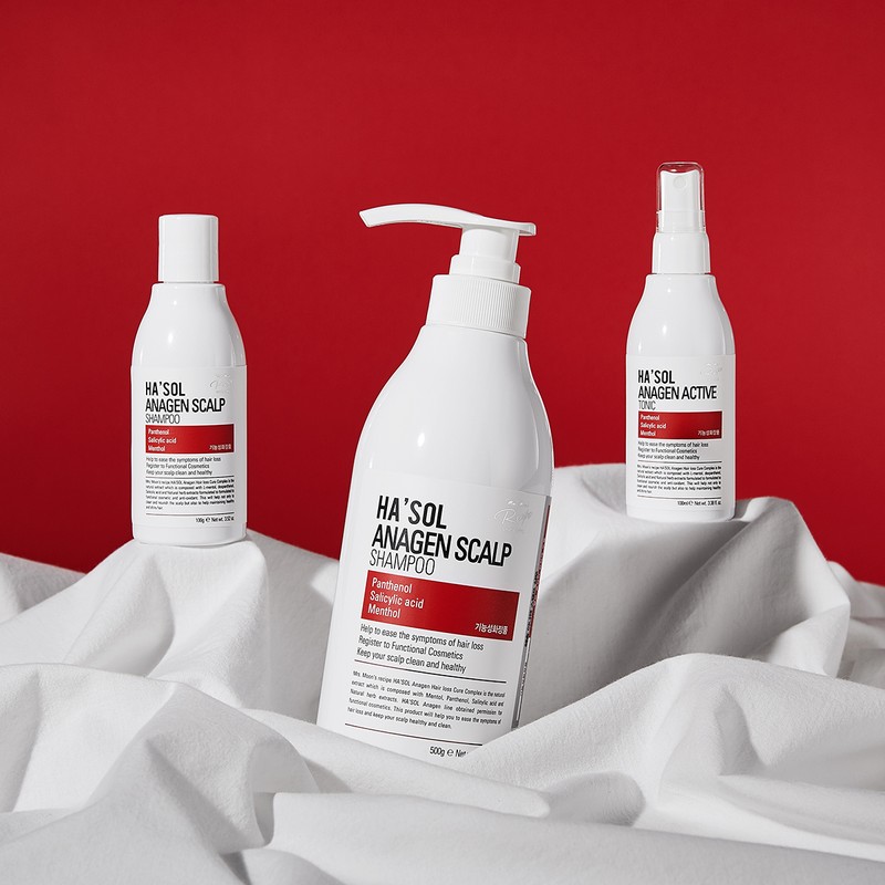 Hesol Hair loss symptom relief Haesol Anagen Shampoo Tonic Set