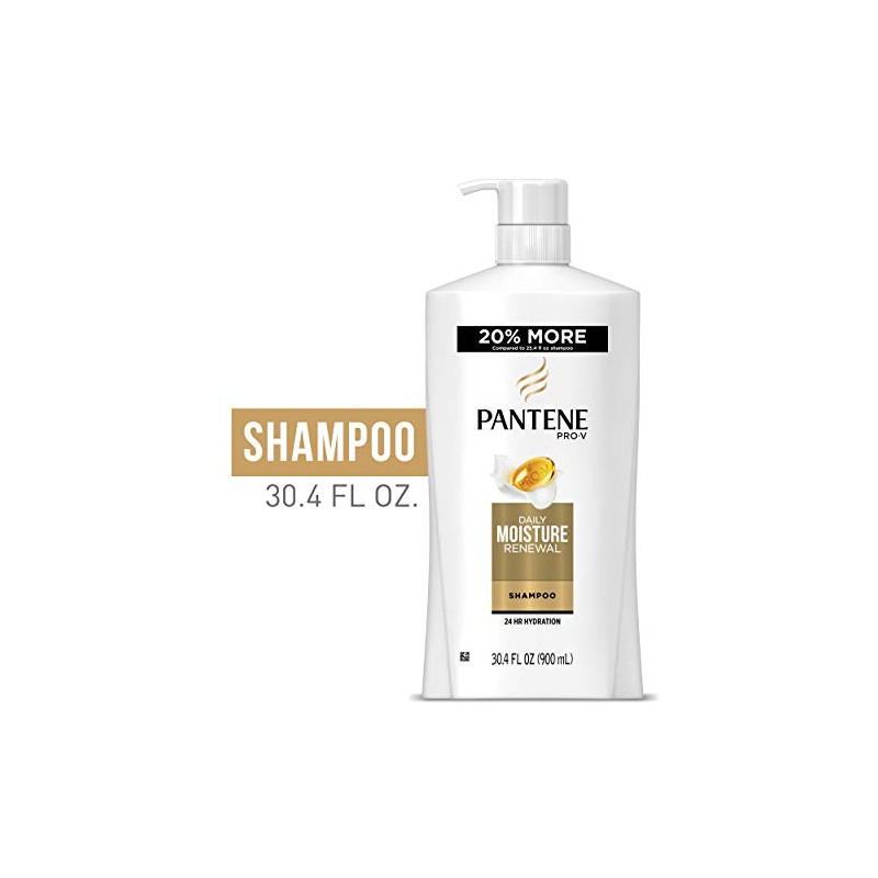 Pantene Pro-V Daily Moisture Renewal Shampoo, 30.4 fl oz(Packaging May