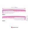 Allegro Combs 6000 Wide Tooth Vented Hair Combs - Set