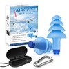 Hearprotek Airplane Earplugs for Pressure Relief, Soft Reusable Ear Protection