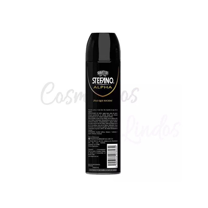 Stefano Alpha Deodorant for Men 159 ml Desodorante Alpha Spray