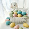 16 pcs Plastic Easter Eggs Decor,2.4in Easter Speckled Eggs for