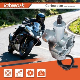 labwork Carburetor with Intake Boot Replacement for Honda XR200