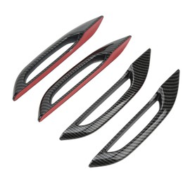 Door Handle Protector Cover Carbon Fiber Style ABS 4pcs Car Anti Freeze Replacement for Model 3 Y