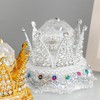 Crown Ring Box Luxurious Romantic Engagement Ring Box Portable Compact