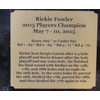 GFSF Rickie Fowler Players Championship 8x10 Photo Clock Plaque Final