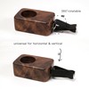 LVBRT 2 PCS Car Propagation Vase Vent Clip, Black Walnut