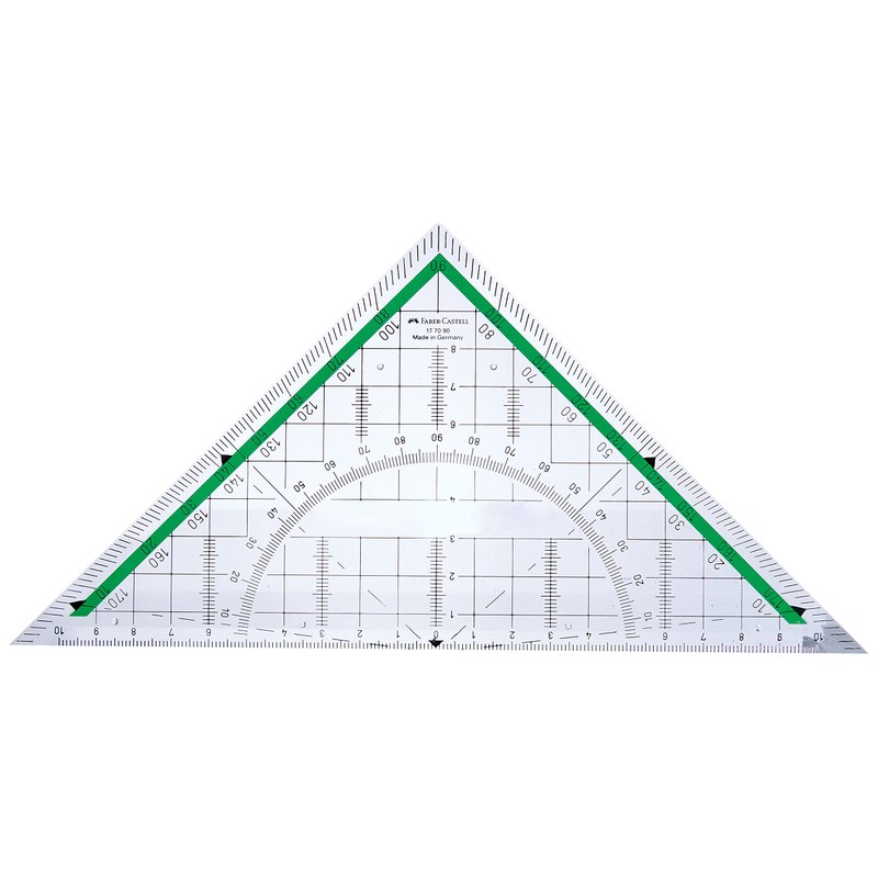 Faber Castell 177090 20 cm Triangle with Handle