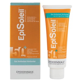 Gel Antiedad Antisolar FPS 50+ – Protector Solar Facial Libre de Grasa, Antioxidante, y Renovador Celular de Uso – 70g