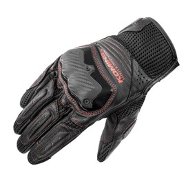 Komine 2025 New Model Motorcycle 06-267 GK-267 Shotgun Mesh Gloves Black Red 2XL