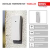 EMOS - Digital Thermometer with Outdoor Sensor - Wireless Wireless