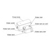 Condensate Pump for Air Conditioners AC110V-240V Automatic Condensate Drain Pump