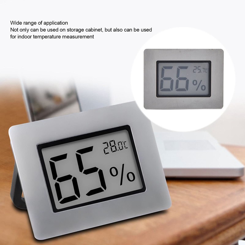Thermometer Hygrometer Humidor Electronic Guitar Case Wine Cabinet Meter Embedded