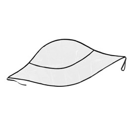 Tabanzhe 8PCS Rain Bonnet,Clear Waterproof Visor Hat Set,Protect Hairstyle Cover Adjustable Reusable Cap Rain Hats for Unisex Women Lady Men Head Rain Wear Outdoor Rainy Day