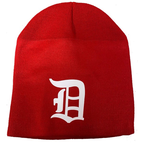 CrazyCoolBuys Detroit Old English D Beanie Hats Winter Knit Cap