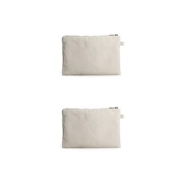 Bolsa de almacenamiento con cierre simple y elegante para mujer, Beige-basic-2, Sencillo