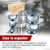 findmall 0-6" Outside Micrometer Set (0-1", 1-2", 2-3", 3-4", 4-5",