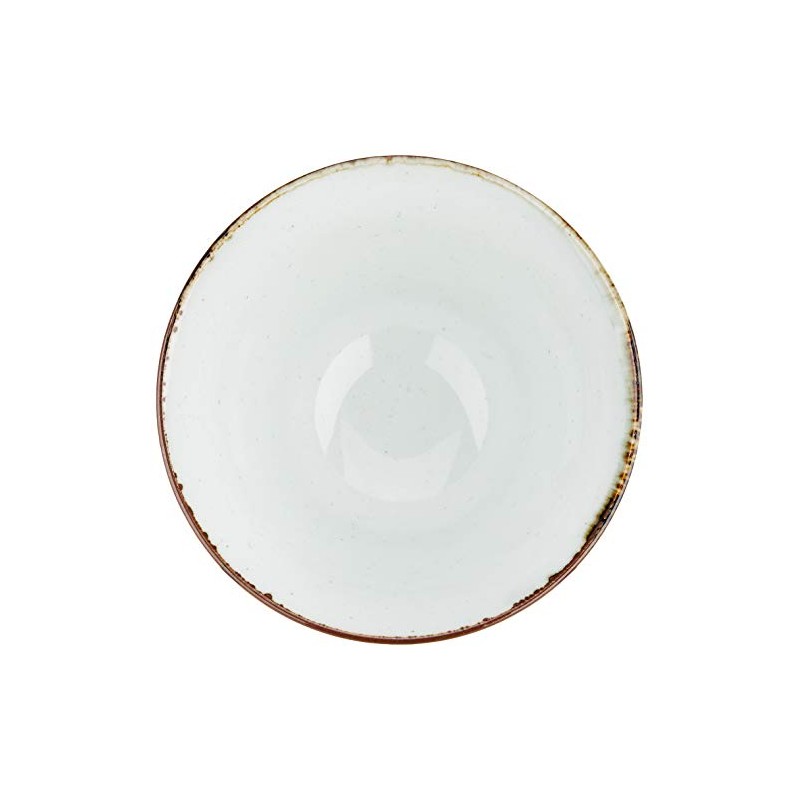 Saikai Pottery Hasami Ware wave.H karakusa 568 Bowl (Red) 14258