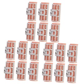 WOONEKY 3sets Jumbo Hair Rollers Clips Curler for Diy Bang Curlers Clips 6pcs*3