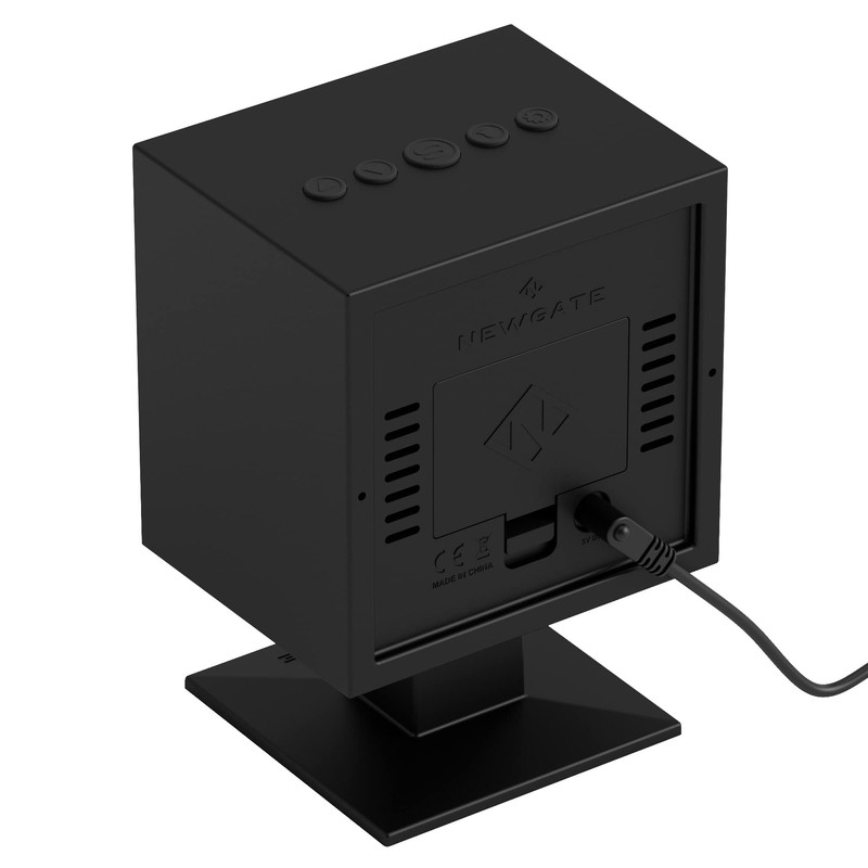 NEWGATE® Digital Monolith Alarm Clock - Bedside Clock - Mantel