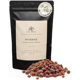 Incensera Myrrh Incense Resin 50 g Resin for Smoking Natural Tree Resin