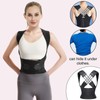 GAROMIA Back Support Belt Back Straightener Adjustable Back Posture Belt
