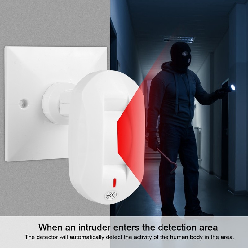 12V Wired Connection Motion Sensor Infrared Detector Anti Theft Home